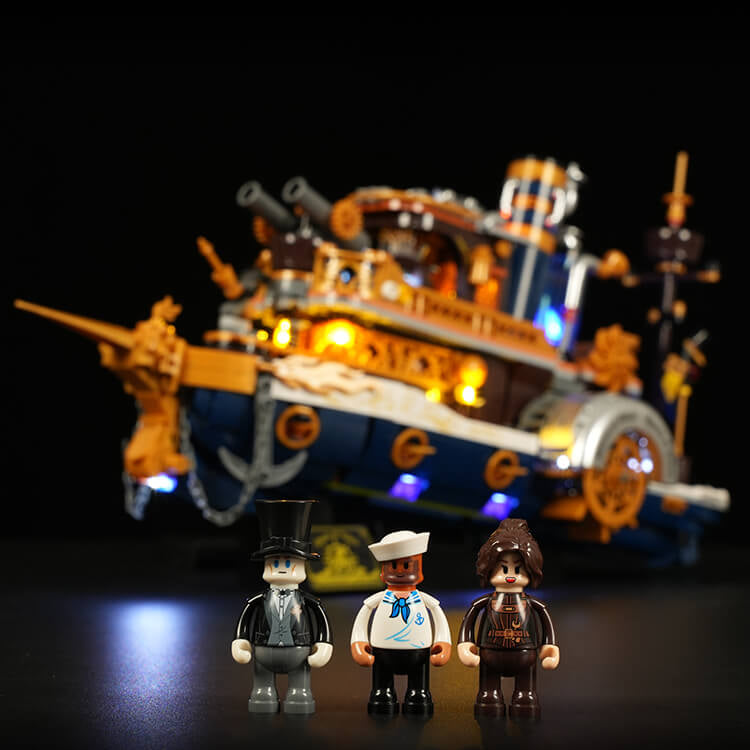 Bateau à aubes, vue 3