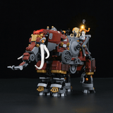 Éléphant mécanique steampunk, vue principale