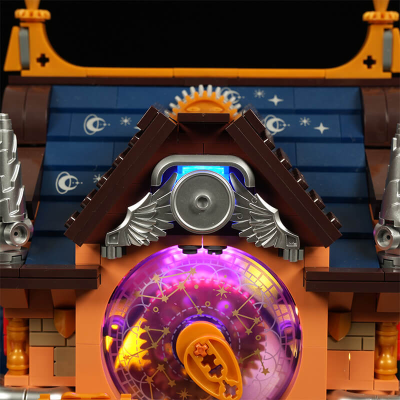 Boutique de magie steampunk lumineuse, vue 3