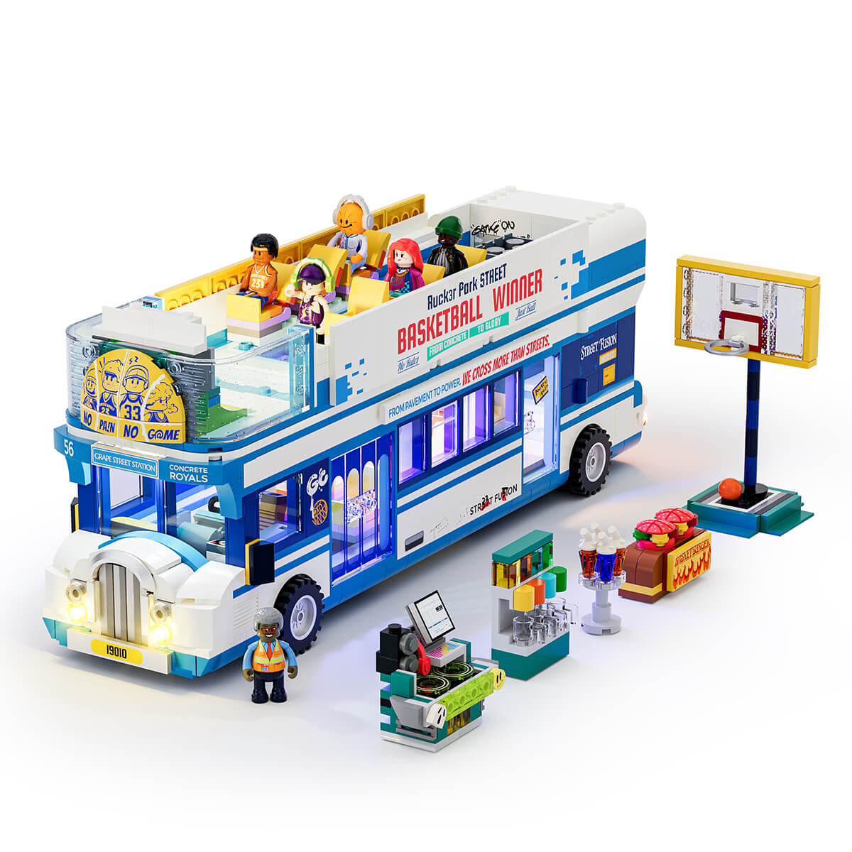 Bus de tournée streetball, vue 3