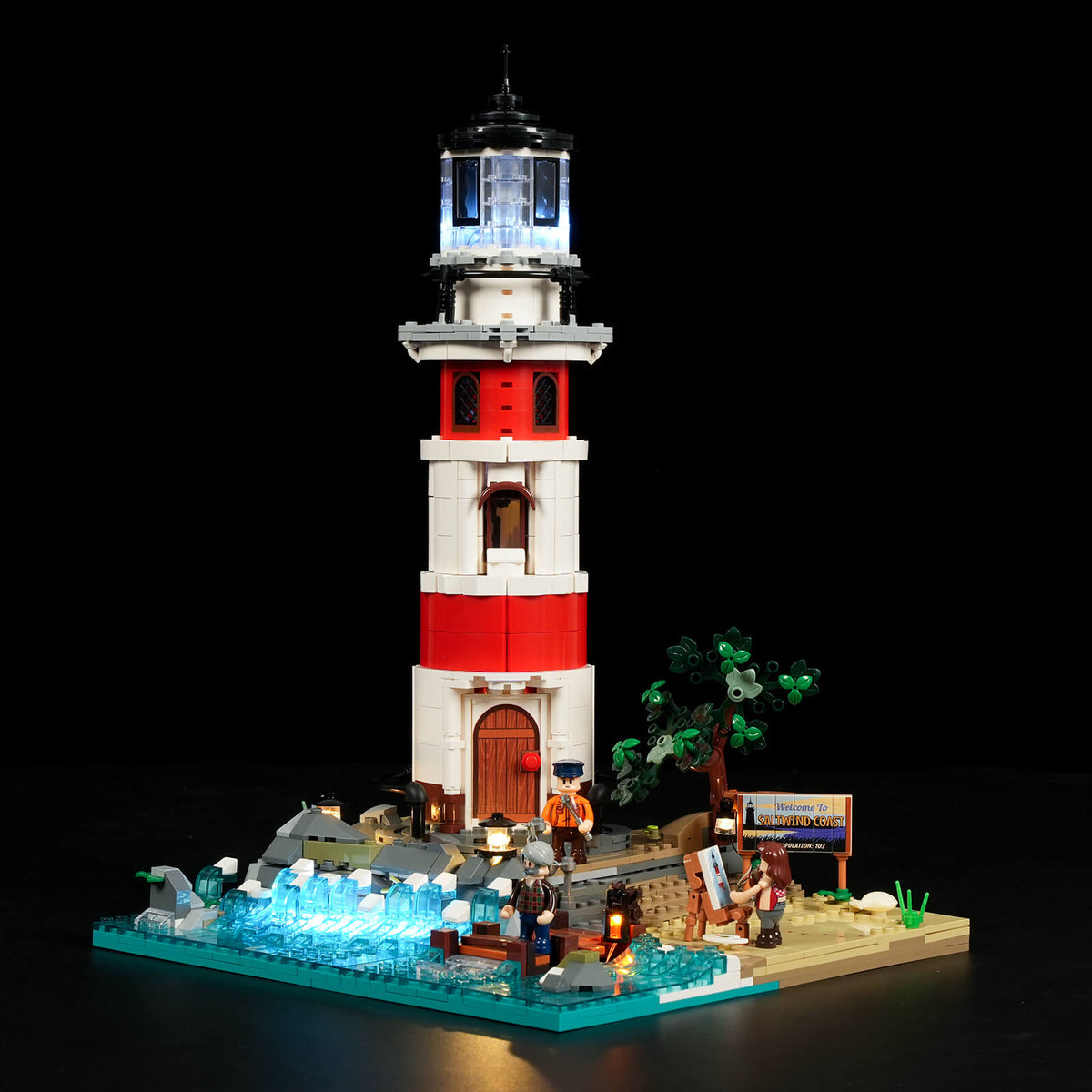 Phare au lever du soleil, vue 5