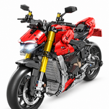 Superbike italienne d'exception éclairée, échelle 1:5