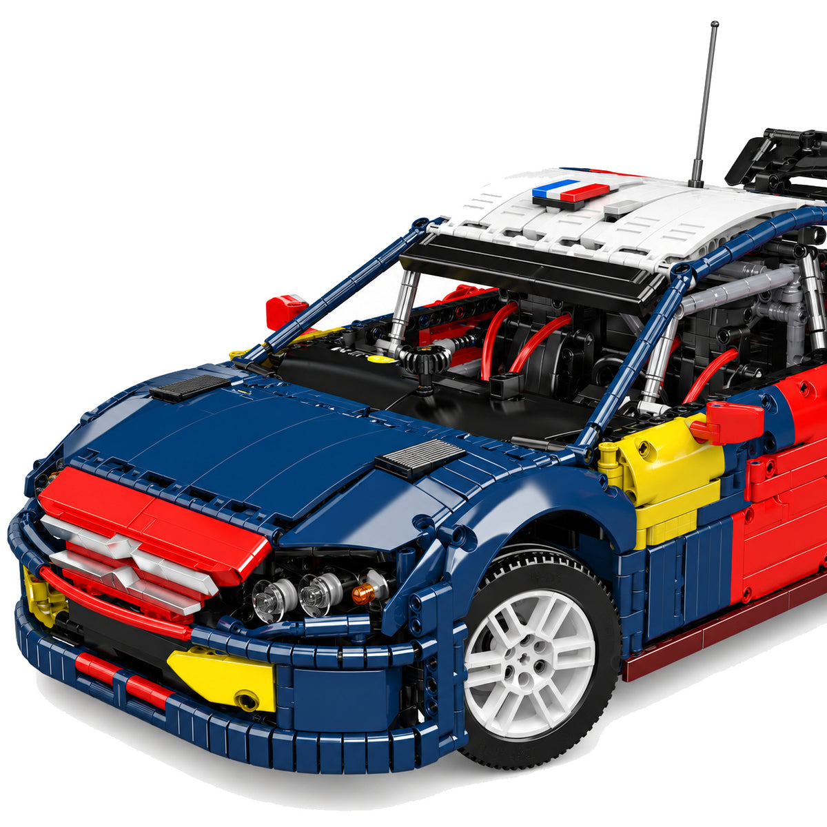 Détail de voiture de rallye 1:8, arceau de sécurité