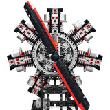 Détail de moteur d'avion radial, maquette en finition métal